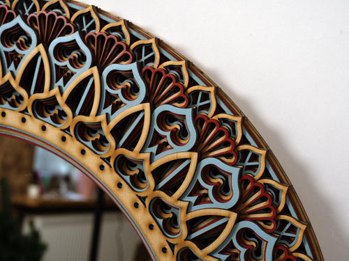 Halia — Polychrome Mandala Mirror
