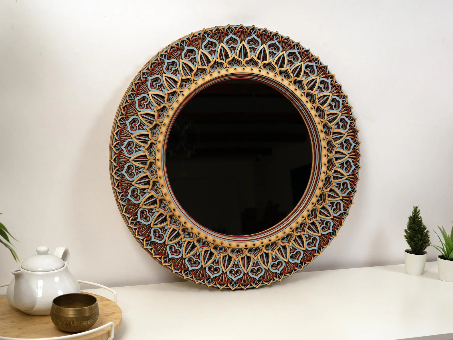 Halia — Polychrome Mandala Mirror