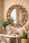 Conque Shell Round Mirror